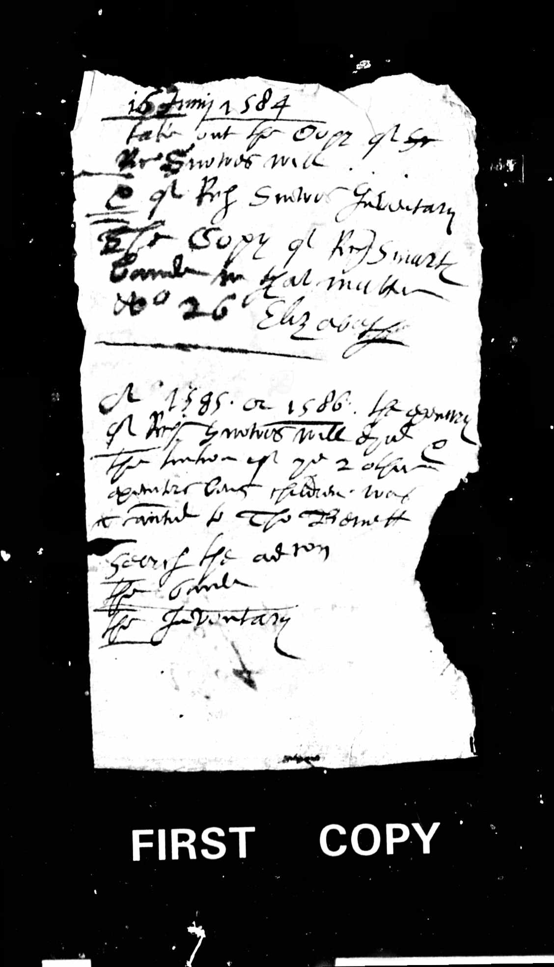 Will of Richard Snowe of Bisley, page 2