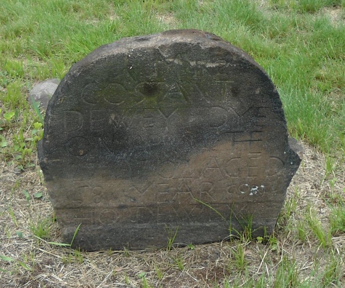 Gravestone for Constant Dewey