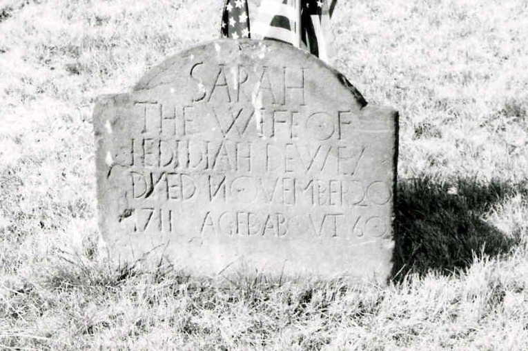 Gravestone for Sarah Dewey
