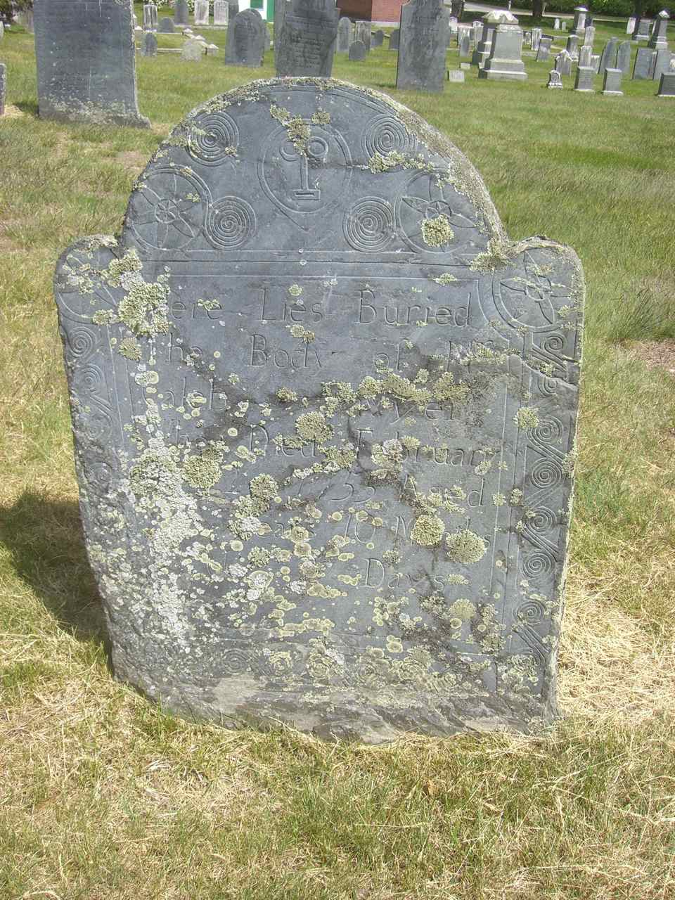Gravestone of Caleb Sawyer