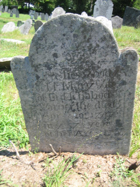 Gravestone of Mary Warner
