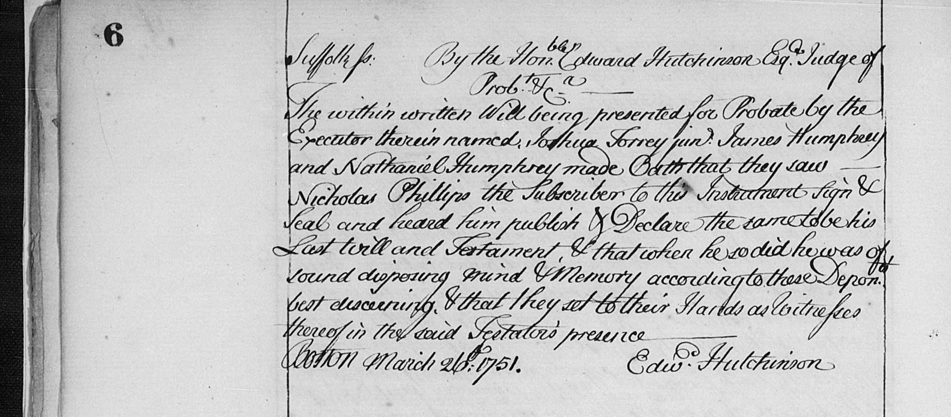 Will of Nicholas Phillips, page 3