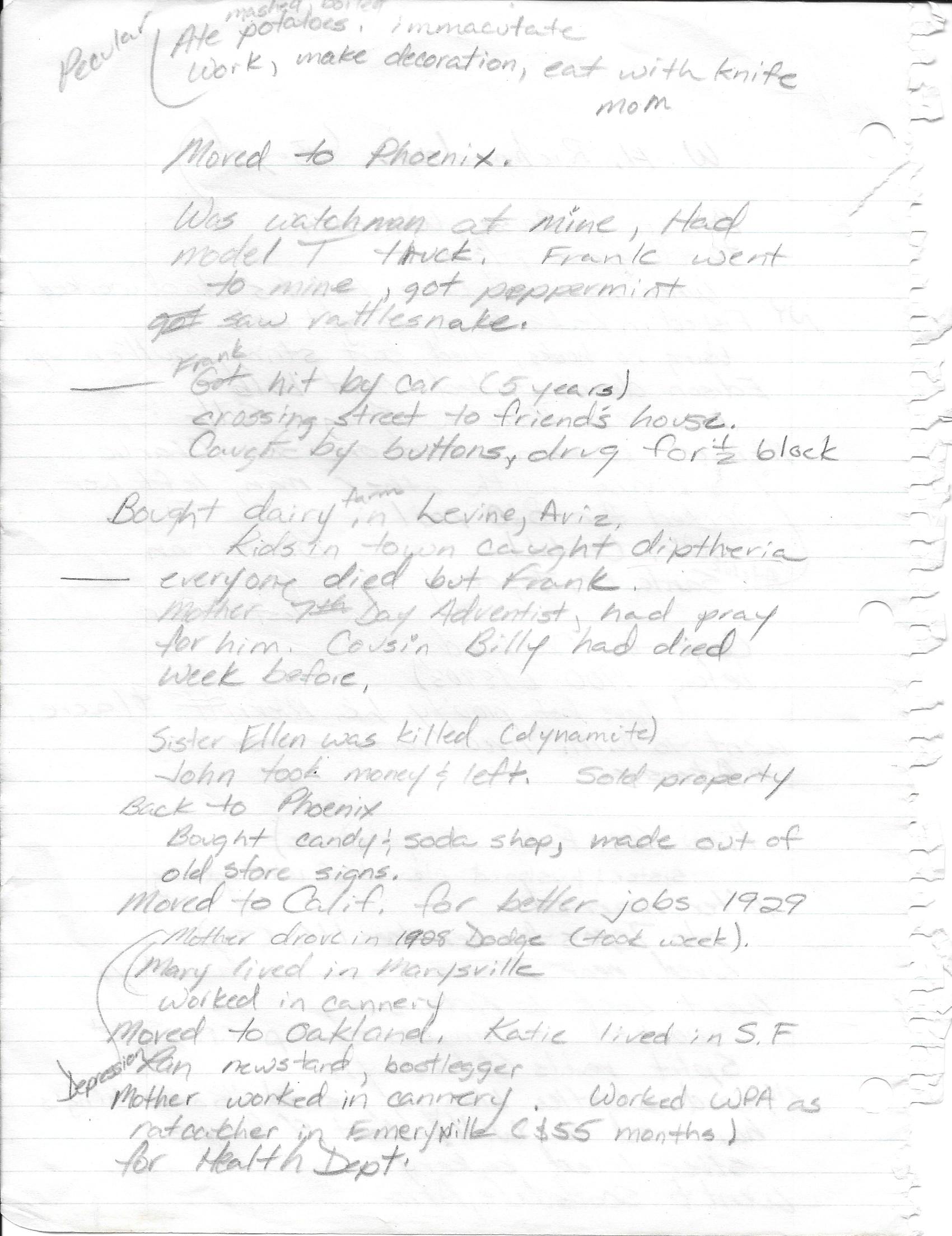 More handwritten notes about W. H. Richardson (Boyd)