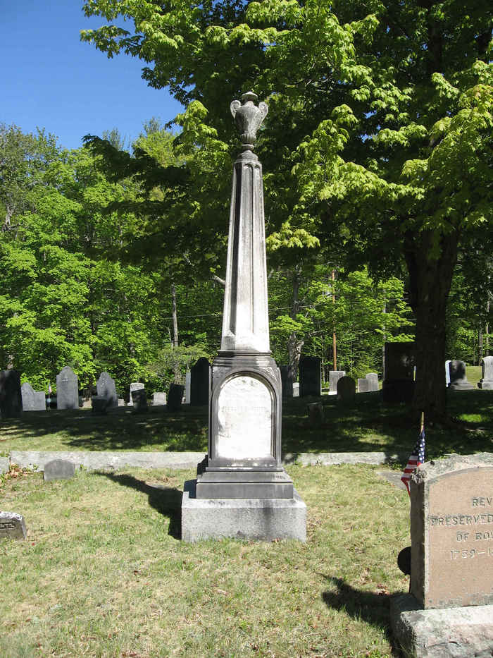 Momument to Preserved and Eunice (Wells) Smith