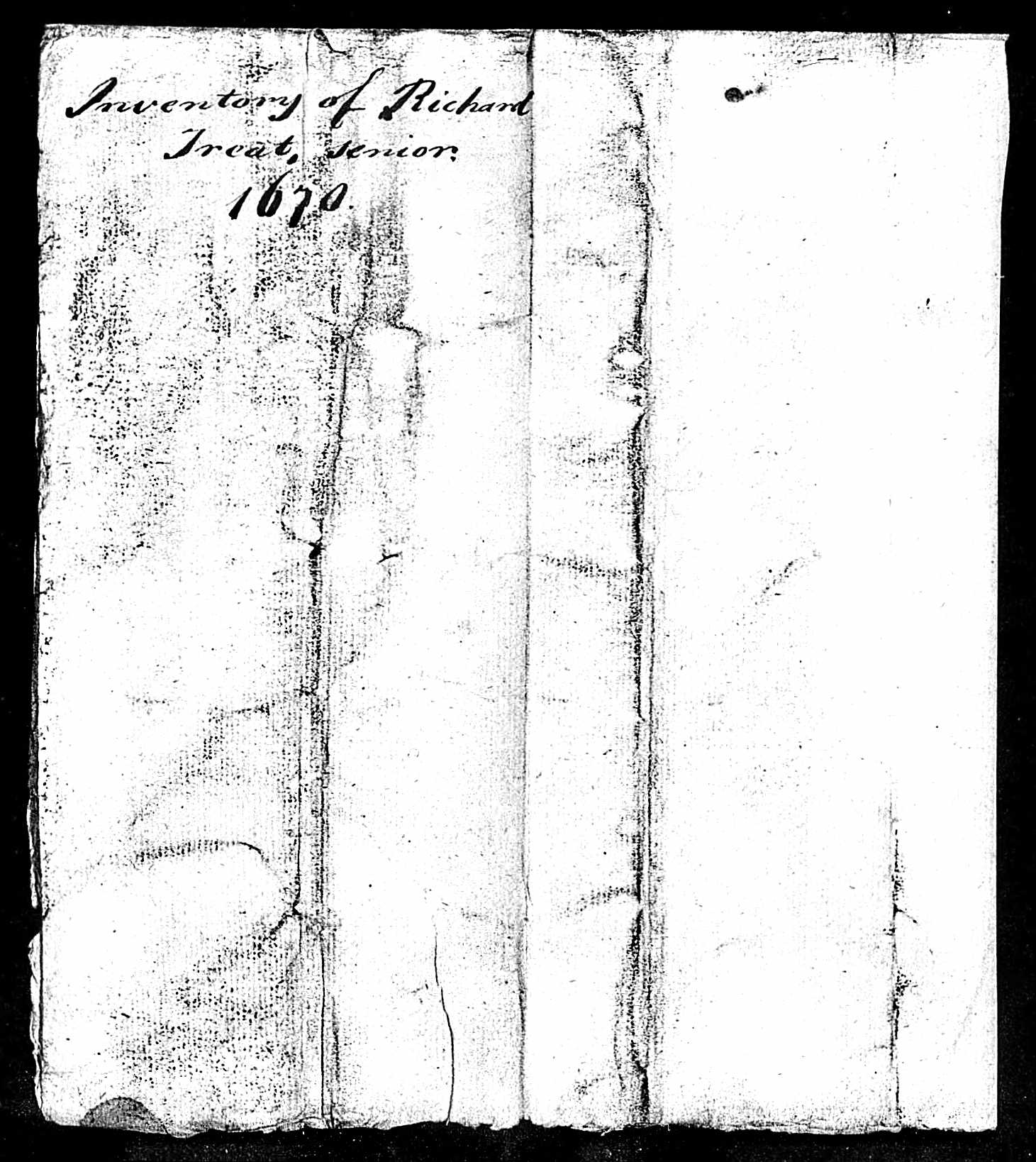 Inventory of Richard Treat