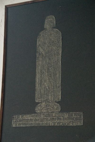 Monumental brass of Sir Nicholas Tufton