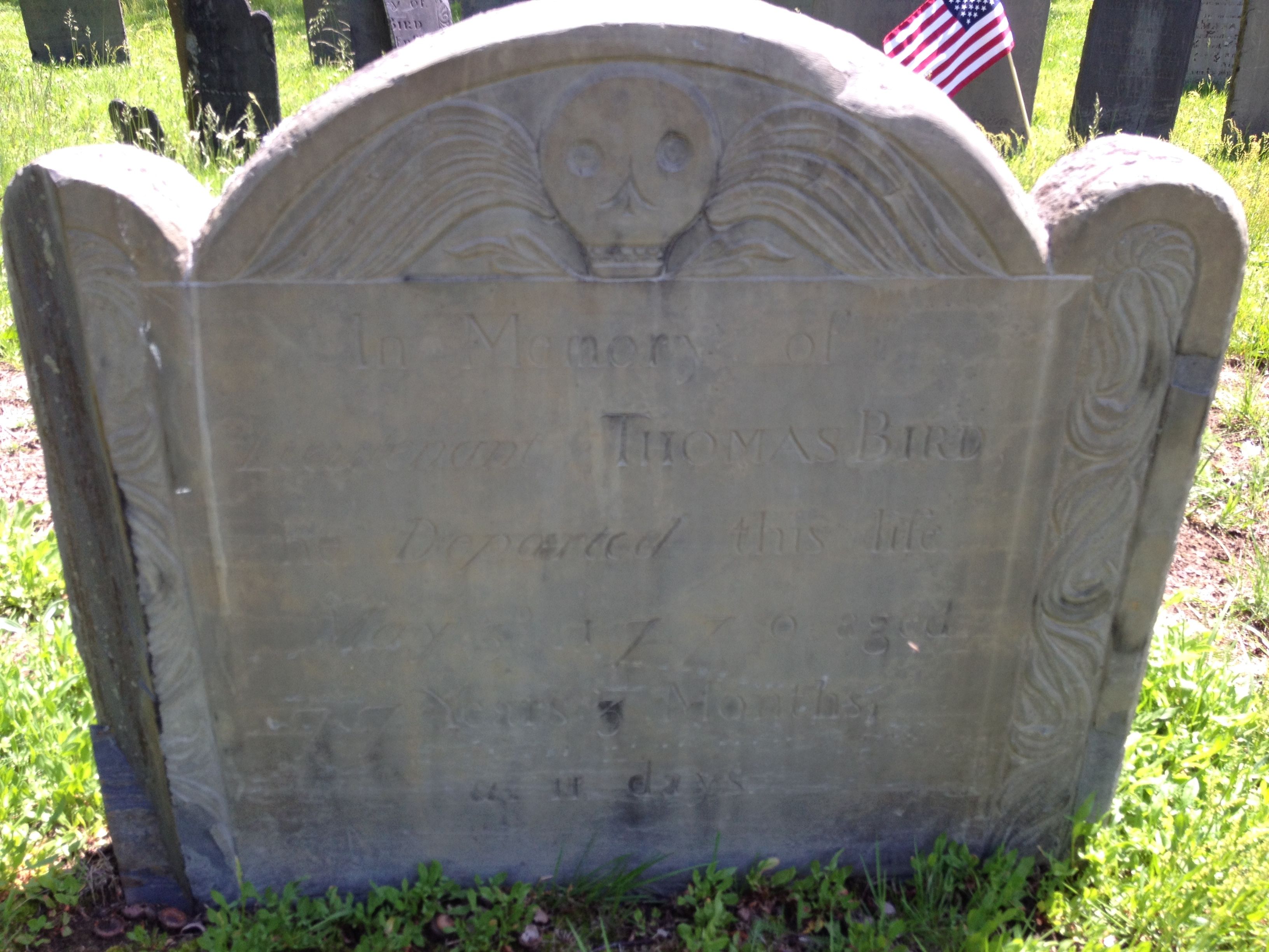 Gravestone of Thomas Bird