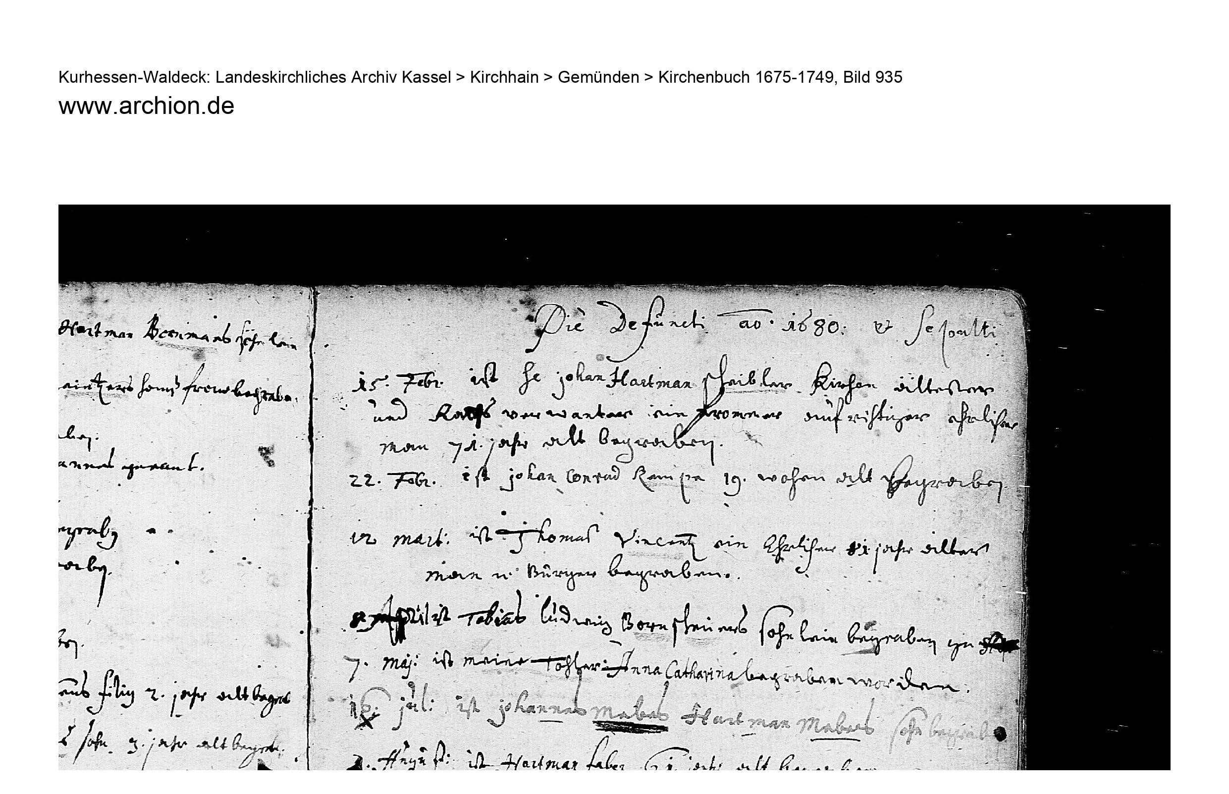 Death record of Johan Hartman Saibler